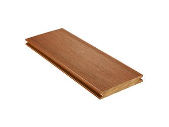Terrassendiele WPC massiv Königsulme einseitig Holzstruktur, längsseitige Nut, PIAZZA MONDO - 21 x 140 mm