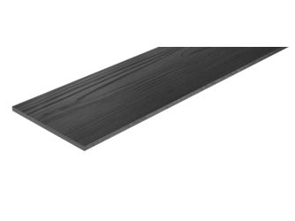 Plank Fassadenbekleidung Holzstruktur 3600x180x8mm Schwarz