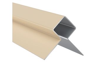 Plank MetalTrim™ Außenecke 20mm Cremeweiß, 3000mm