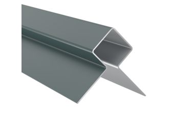 Plank MetalTrim™ Außenecke 20mm Stahlgrau