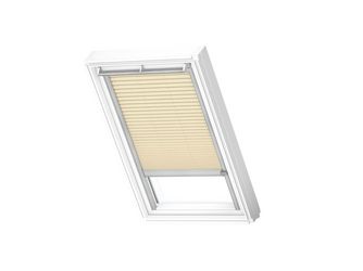 Plissee elektro FML S06 1278K Cremebeige, Alu Schiene, Premium