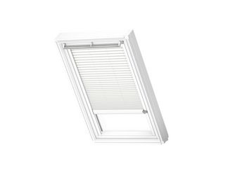 Plissee elektro FML S08 1016KWL weiß, weiße Schiene, Standard