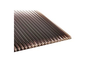 Polyclear-Polycarbonat S3P 1200x3000mm BRONZE 16mm Polyclear-Polycarbonat S3P 1200x3000mm BRONZE 16mm