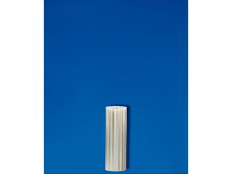 Polyester Lichtbahnen natur transparent gewellt, 76/18 natur