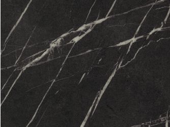 Postforming Arbeitsplatten E1E05 TSCA, Pietra Grigia schwarz F206 ST9, 4100x600x38mm