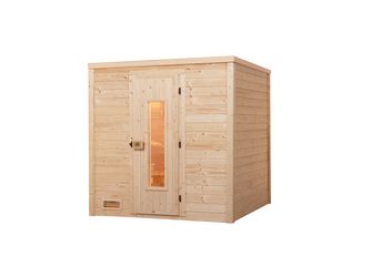 Premium-Massivholzsauna 45mm BERGEN 1.8 HT