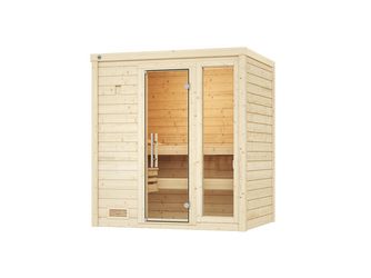 Premium-Massivholzsauna 45mm BERGEN 1 GTF