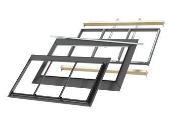 Pro+ Eindeckrahmen-Set EBS FK04 4031B2 horizontal Trio integriert