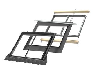 Pro+ Eindeckrahmen-Set EBW SK08 4021B3 horizontal zweifach integriert