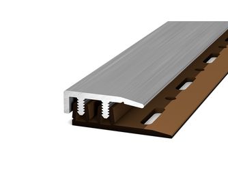 Profi-Design Abschlussprofil für Aufbauhöhen von 4,0 - 7,5mm 21x6x900mm, Edelstahl gebürstet