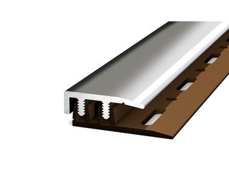 Profi-Design Abschlussprofil für Aufbauhöhen von 4,0 - 7,5mm 21x6x900mm, Edelstahl poliert