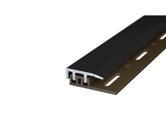 Profi-Design Abschlussprofil für Aufbauhöhen von 4,0 - 7,5mm 21x6x900mm, schwarz eloxiert