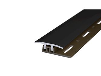 Profi-Design Übergangsprofil für Aufbauhöhen von 4,0 - 7,5mm 27x6x900mm, schwarz eloxiert