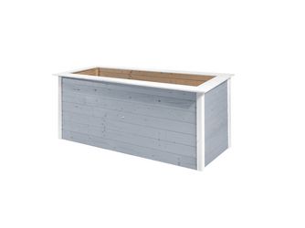 Profi-Hochbeet 669 C, grau/weiss, 28mm