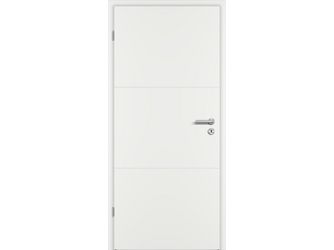 Zimmertür Weißlack ähnlich RAL 9016 RI12 Röhrenspan "RIVA"