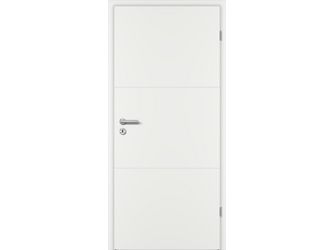 Zimmertür Weißlack ähnlich RAL 9016 RI12 Röhrenspan "RIVA"