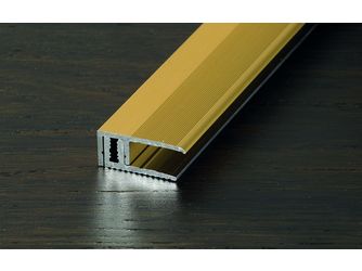 PROVARIO Universal Abschluss 7-18mm Deckprofil Alu eloxiert PROVARIO Universal Abschluss 7-18mm Deckprofil Alu eloxiert
