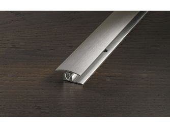 PROVARIOclip Übergangsprofil 7-18mm Alu Deckprofil eloxiert gebürstet