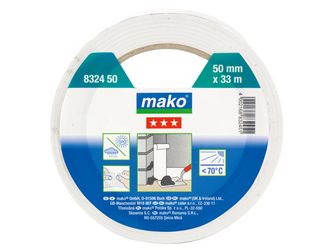 Putzabdeckband weiß, quergerillt KOMFORT 38mmx33m / weiß, weich PVC Folie