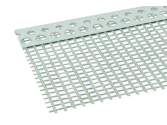 Putzabschlussprofil 6 mm, 250 cm lang, 25 Stück / Karton