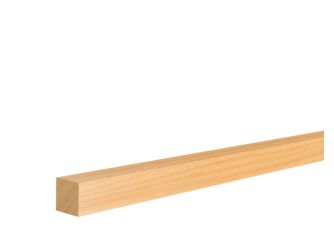 Quadratstab Buche roh 28x28x2400mm Massiv, Roh