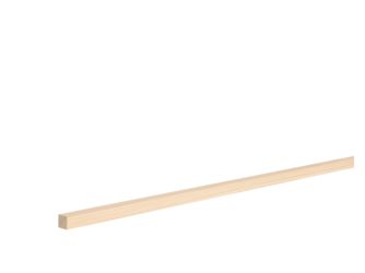 Quadratstab Kiefer astrein 10x10x900mm Massiv, roh, Kurzlänge