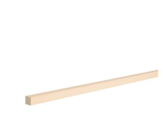 Quadratstab Kiefer astrein 14x14x900mm Massiv, roh, Kurzlänge