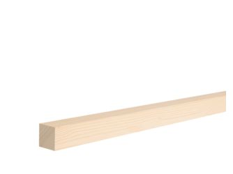 Quadratstab Kiefer astrein 28x28x900mm Massiv, roh, Kurzlänge