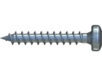 Spanplattenschraube R2 plus Pan Head TX VG Stahl blau verzinkt gleitbeschichtet