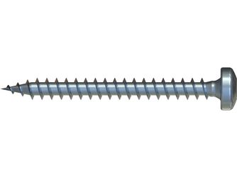 Spanplattenschraube R2 plus Pan Head TX VG  Stahl blau verzinkt gleitbeschichtet