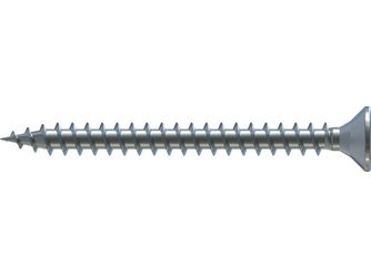 Spanplattenschraube R2 plus Flachsenkkopf TX VG  Stahl blau verzinkt gleitbeschichtet