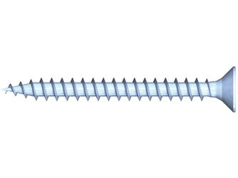 Spanplattenschraube R2 plus Flachsenkkopf TX VG Stahl blau verzinkt gleitbeschichtet Spanplattenschraube R2 plus Flachsenkkopf TX VG Stahl blau verzinkt gleitbeschichtet