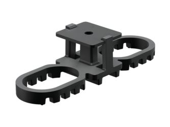 RASK Befestigungsclip mit Schraube Alu-UK 7023