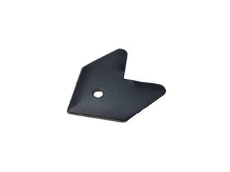 REIF Mittel-Clip franz. Fischgrät 48x40x1.5mm Steel Besch. Black