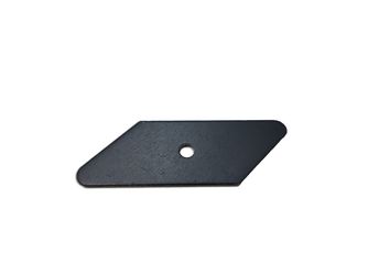 REIF Rand-Clip franz. Fischgrät 70x24x1.5mm Steel Besch. Black