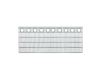 Doppelstabmatte Metall anthrazit "RONDO"