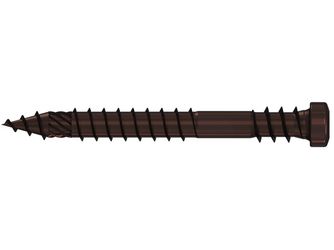 Terrassenschraube RT UNI SIT 20 7mm Kopf DRIBO Spitze Edelstahl A4 antik gefärbt gleitbeschichtet Terrassenschraube RT UNI SIT 20 7mm Kopf DRIBO Spitze Edelstahl A4 antik gefärbt gleitbeschichtet