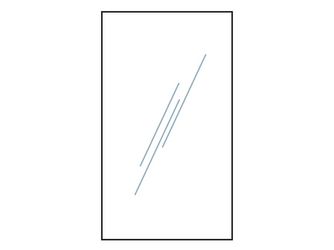 Sichtschutzzaun Glas "RUDE"