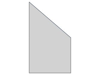Sichtschutzzaun Glas weiß Vollflächen-Dekor 84 "RUDE"