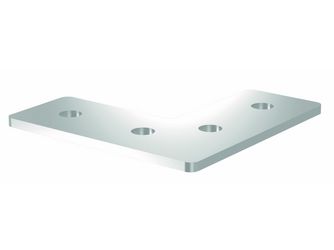 Randabschluss Eckverbinder-Set inkl. Schrauben, 2 St./Pak