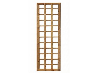 Rankelement leicht Douglasie ohne Rahmen Leisten 2x4cm transparent lasiert -cappuccino-