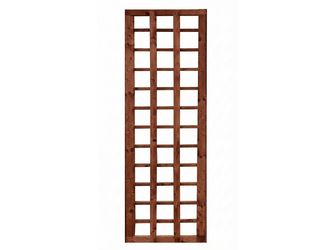 Rankelement leicht Douglasie ohne Rahmen Leisten 2x4cm transparent lasiert -mahagoni-