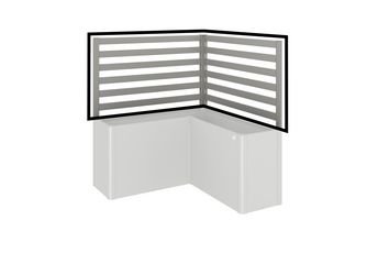 Rankgitter (2Stk) für L-Form Gr. L150 quarzgrau- metallic 1520x910x40mm