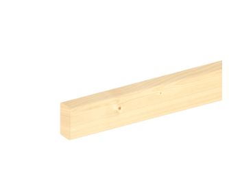 Rautenleiste Fichte sf hobelf. gehobelt unbehandelt 27x68mm, 5,4m