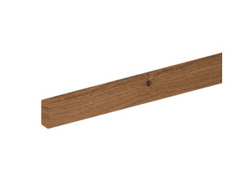 Rautenleiste Thermoholz Fichte hobelfallend riffelg. unbehandelt 25x65mm, 4,5m