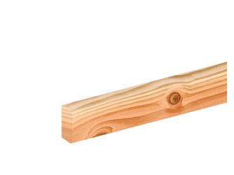Rautenleiste europäische Douglasie hobelfallend gehobelt unbehandelt 27x68mm, 4m