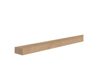 Rechteck Eiche 20x38x2400mm Massiv, Roh