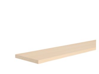 Rechteck Kiefer astrein 10x94x2400mm Massiv, Roh