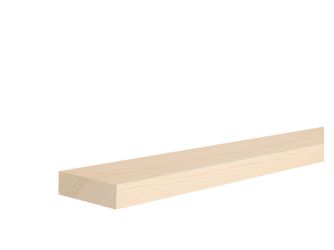 Rechteck Kiefer astrein 20x70x2400mm Massiv, Roh