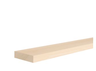 Rechteck Kiefer astrein roh 20x80x2400mm Massiv, roh